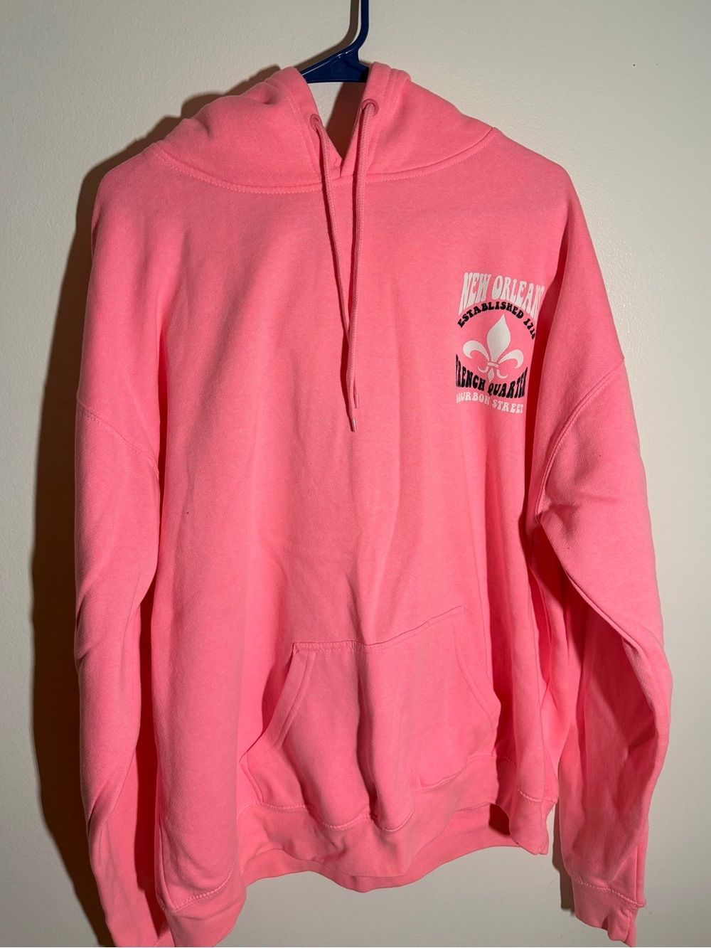 Pink New Orleans Pullover Hoodie